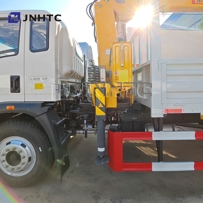 SINOTRUCK 4X2 6 पहियों का कार्गो ट्रक क्रेन के साथ ट्रक घुड़सवार क्रेन बिक्री के लिए
