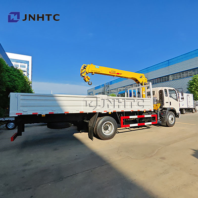 SINOTRUCK 4X2 6 पहियों का कार्गो ट्रक क्रेन के साथ ट्रक घुड़सवार क्रेन बिक्री के लिए
