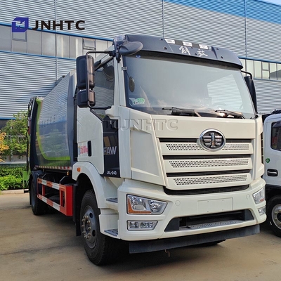 नया FAW कचरा ट्रक 4x2 240HP 12m3 कॉम्पैक्ट कचरा ट्रक गर्म बिक्री