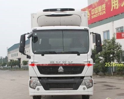 20 टन लोड भारी कार्गो ट्रक SINOTRUK 6x4 हाउओ रेफ्रिजेरेटेड ट्रक