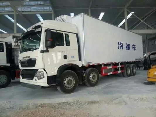 20 टन लोड भारी कार्गो ट्रक SINOTRUK 6x4 हाउओ रेफ्रिजेरेटेड ट्रक