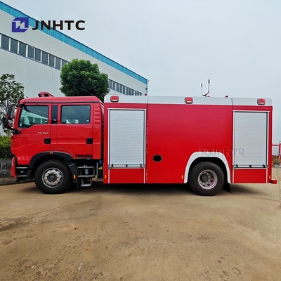 HOWO फायर ट्रक 12000L 6 X 4 पानी और फोम अग्निशमन बचाव ट्रक