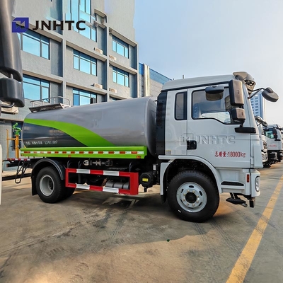 शैकमैन L3000 वाटर टैंक ट्रक 4X2 200HP एल्यूमीनियम मिश्र धातु पानी टैंकर स्प्रिंकलर ट्रक