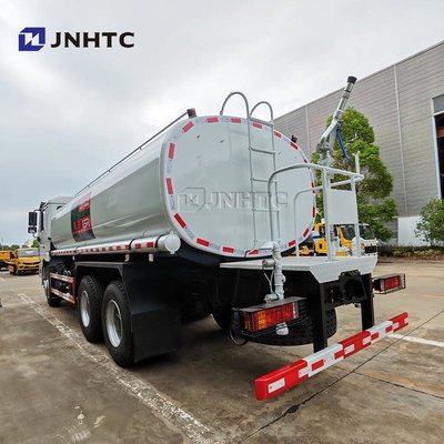 शैकमैन F3000 वाटर टैंक ट्रक 6X4 255HP एल्यूमीनियम मिश्र धातु पानी टैंकर स्प्रिंकलर ट्रक