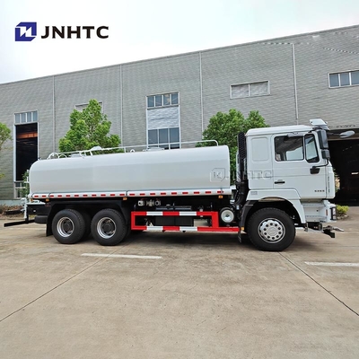 शैकमैन F3000 वाटर टैंक ट्रक 6X4 255HP एल्यूमीनियम मिश्र धातु पानी टैंकर स्प्रिंकलर ट्रक