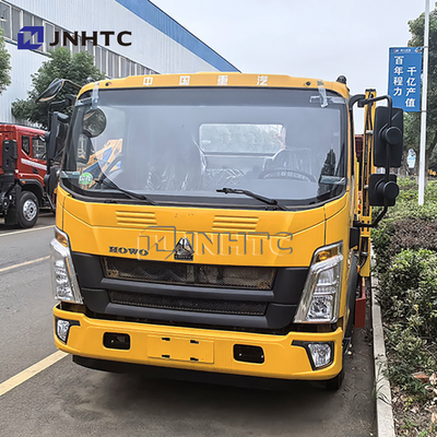 HOWO लाइट डबल डेक फ्लैटबेड रोड रेस्क्यू Wrecker टो ट्रक बिक्री के लिए