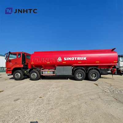 Howo NX तेल टैंकर ट्रक 8X4 400HP 30000 लीटर ईंधन परिवहन ईंधन टैंकर ट्रक