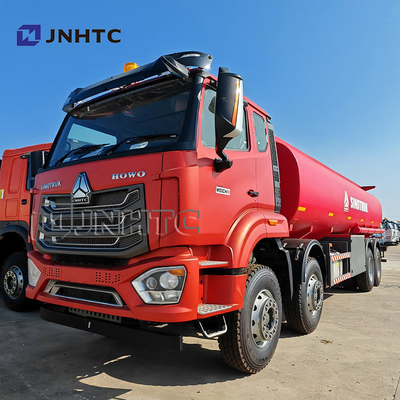 Howo NX तेल टैंकर ट्रक 8X4 400HP 30000 लीटर ईंधन परिवहन ईंधन टैंकर ट्रक