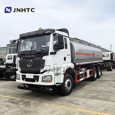 SHACMAN M3000 6X4 पेट्रोल तेल परिवहन ट्रक 20000L डिस्पेंसर के साथ ईंधन टैंक ट्रक