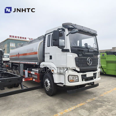 SHACMAN M3000 6X4 पेट्रोल तेल परिवहन ट्रक 20000L डिस्पेंसर के साथ ईंधन टैंक ट्रक