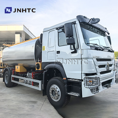 गर्म होवो 6x4 340HP 15000 लीटर ईंधन तेल टैंक ट्रक बिक्री के लिए