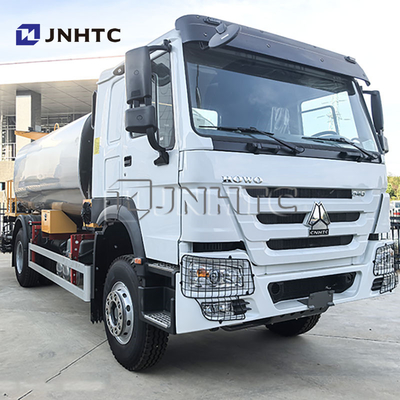 गर्म होवो 6x4 340HP 15000 लीटर ईंधन तेल टैंक ट्रक बिक्री के लिए