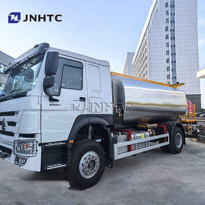 गर्म होवो 6x4 340HP 15000 लीटर ईंधन तेल टैंक ट्रक बिक्री के लिए