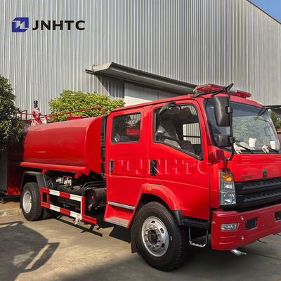 निर्माता HOWO 4x2 5000L पानी टैंकर अग्निशमन ट्रक अग्निशमन ट्रक उपकरण फायर वाहन