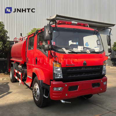 निर्माता HOWO 4x2 5000L पानी टैंकर अग्निशमन ट्रक अग्निशमन ट्रक उपकरण फायर वाहन