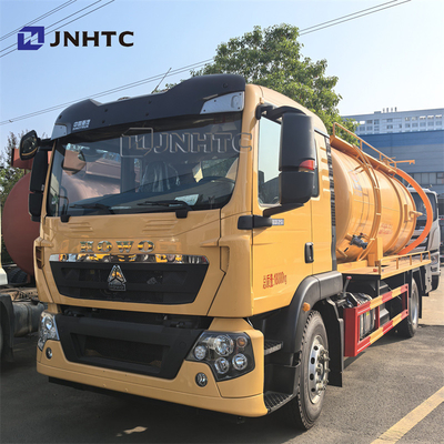 NEW HOWO TX सीवेज सक्शन ट्रक 15cbm सेप्टिक फेकल सक्शन टैंक वैक्यूम टैंकर ट्रक की कीमत