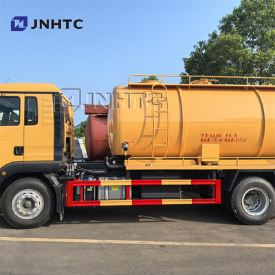 NEW HOWO TX सीवेज सक्शन ट्रक 15cbm सेप्टिक फेकल सक्शन टैंक वैक्यूम टैंकर ट्रक की कीमत