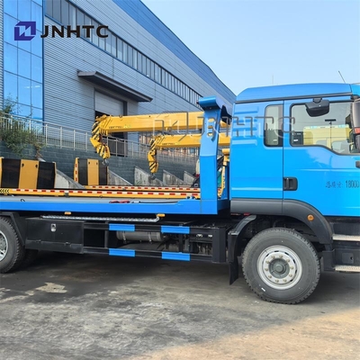 Howo TX Wrecker ट्रक 4x2 6 पहियों 3 टन फ्लैटबेड कार वाहक Wrecker डीजल ईंधन टोल ट्रक