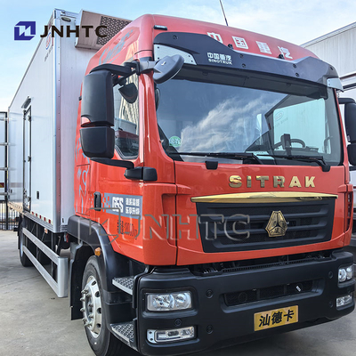 सिट्रक रेफ्रिजरेटर ट्रक 4x2 सिनोट्रक फ्रीजर ट्रक EURO2/3/4/5 उच्च गुणवत्ता परिवहन शीतलन खाद्य सस्ती कीमत बिक्री के लिए