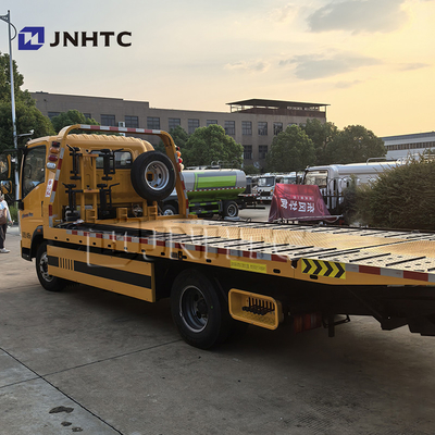 HOWO Wrecker ट्रक 4x2 5TON हल्का फ्लैटबेड Wrecker टोल ट्रक