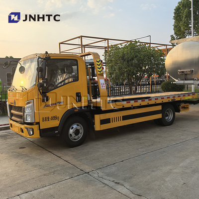 HOWO Wrecker ट्रक 4x2 5TON हल्का फ्लैटबेड Wrecker टोल ट्रक