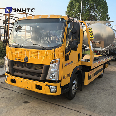 HOWO Wrecker ट्रक 4x2 5TON हल्का फ्लैटबेड Wrecker टोल ट्रक