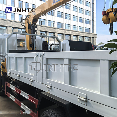 चीन टॉप Howo 4x2 लाइट कार्गो ट्रक माउंट क्रेन हाइड्रोलिक 3Ton 4Ton 5Ton दूरबीन पिकअप बूम क्रेन बिक्री के लिए
