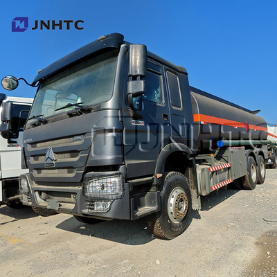 होवो तेल टैंक ट्रक 6x4 380hp क्षमता 10 पहियों 20000 लीटर उच्च शक्ति स्टील ईंधन टैंक ट्रक