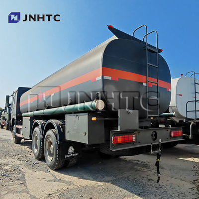 होवो तेल टैंक ट्रक 6x4 380hp क्षमता 10 पहियों 20000 लीटर उच्च शक्ति स्टील ईंधन टैंक ट्रक
