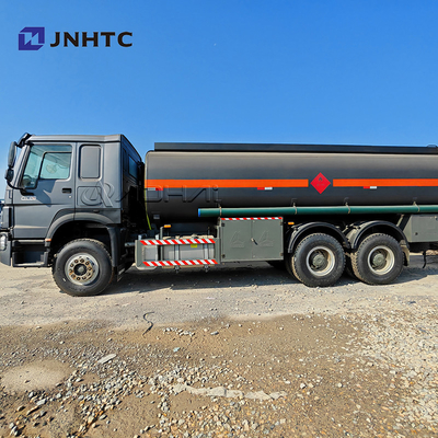 होवो तेल टैंक ट्रक 6x4 380hp क्षमता 10 पहियों 20000 लीटर उच्च शक्ति स्टील ईंधन टैंक ट्रक