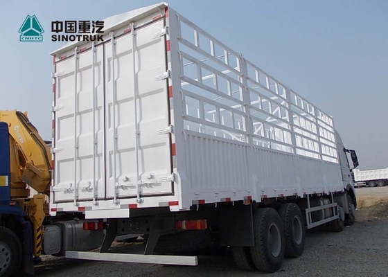 HowoA7 Sinotruk 6 4 10 व्हील्स हैवी कार्गो ट्रक 40T - 50T व्हाइट कलर से