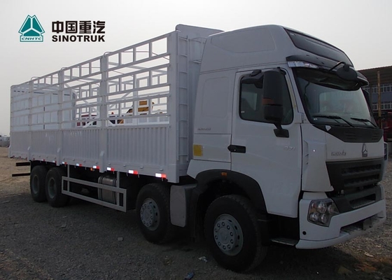 HowoA7 Sinotruk 6 4 10 व्हील्स हैवी कार्गो ट्रक 40T - 50T व्हाइट कलर से