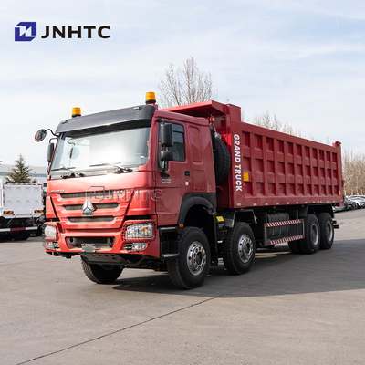 अच्छी हालत में नया होवो डंप ट्रक 8x4 40 घन मीटर 12 पहिया 430hp टिमपर ट्रक बिक्री के लिए