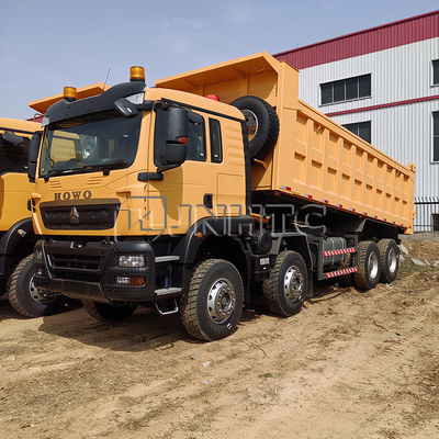 Sinotruck HOWO Tx डंपर ट्रक 8X4 371HP 12 व्हील 40 टन दाएं हाथ के ड्राइव टपर ट्रक कम कीमत के साथ