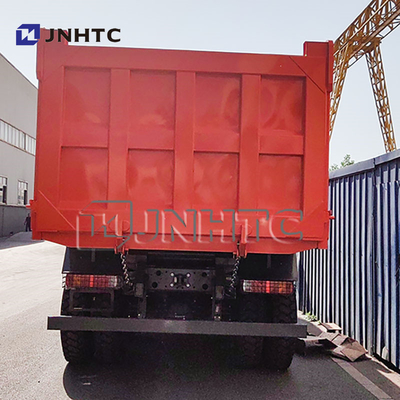 भारी शुल्क Sinotruck Howo Camion 6x4 10 व्हीलर 400 hp 30Ton Tipper डंप ट्रक एंटी-चोरी नेट के साथ