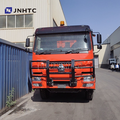 भारी शुल्क Sinotruck Howo Camion 6x4 10 व्हीलर 400 hp 30Ton Tipper डंप ट्रक एंटी-चोरी नेट के साथ