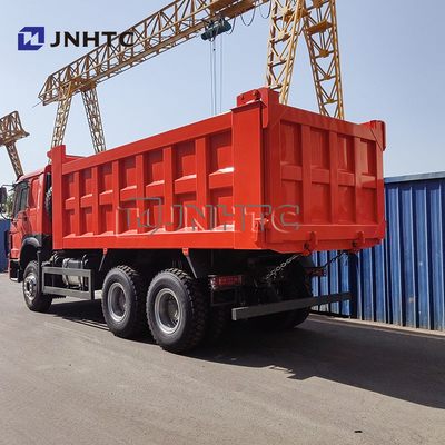 भारी शुल्क Sinotruck Howo Camion 6x4 10 व्हीलर 400 hp 30Ton Tipper डंप ट्रक एंटी-चोरी नेट के साथ