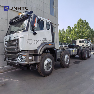 SINO Howo NX 8x4 हेवी ड्यूटी 12 व्हील्स कार्गो डंप ट्रक चेसिस बिना बाल्टी के