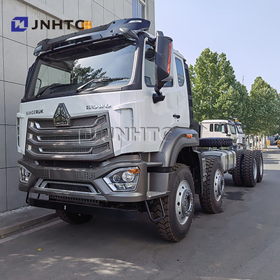 SINO Howo NX 8x4 हेवी ड्यूटी 12 व्हील्स कार्गो डंप ट्रक चेसिस बिना बाल्टी के