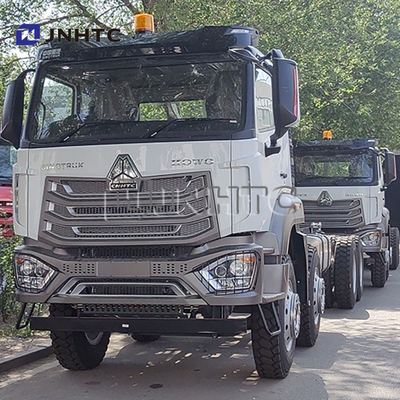 SINO Howo NX 8x4 हेवी ड्यूटी 12 व्हील्स कार्गो डंप ट्रक चेसिस बिना बाल्टी के