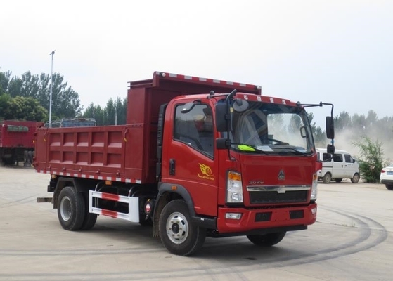 मौसम प्रतिरोध भारी शुल्क डंप ट्रक SINOTRUK 4 × 2 120HP डंप ट्रक