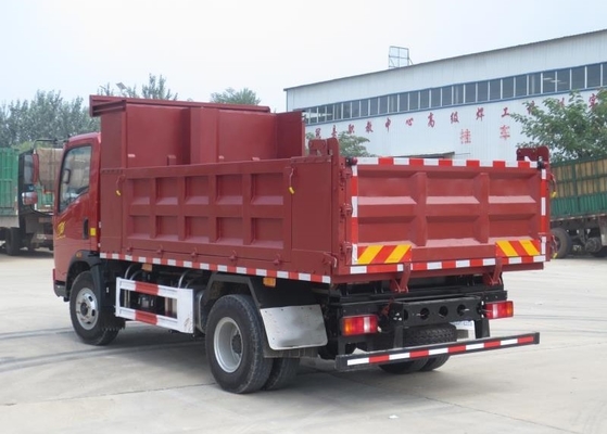 मौसम प्रतिरोध भारी शुल्क डंप ट्रक SINOTRUK 4 × 2 120HP डंप ट्रक