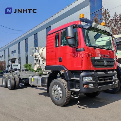नया हाउओ टीएक्स डंप ट्रक चेसिस 6x4 380hp 10 पहियों वाला कार्गो ट्रक चेसिस