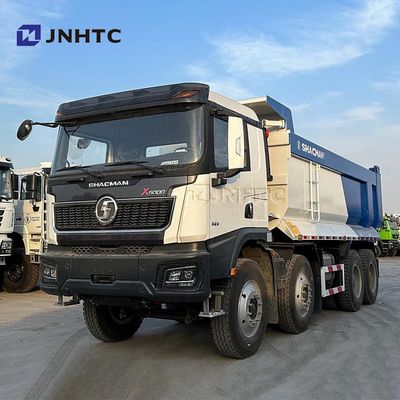 चीन फैक्टरी शाकमैन X5000 8X4 520HP 12 व्हील लेफ्ट-हैंड डंप ट्रक