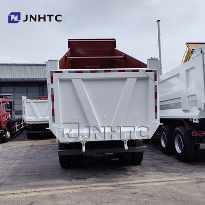 SINOTRUCK HOHAN N7 380hp 8x4 डीजल मैनुअल ट्रांसमिशन यूरो 2 टिपर डंप ट्रक