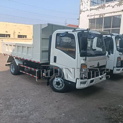 SINOTRUK HOWO 3-5 टन YN4102QBZL 116HP यूरो2 राइट ड्राइव लाइट डंप ट्रक
