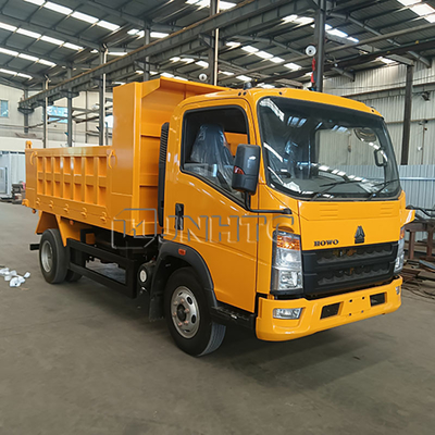 SINOTRUK HOWO 3-5 टन YN4102QBZL 116HP यूरो2 राइट ड्राइव लाइट डंप ट्रक