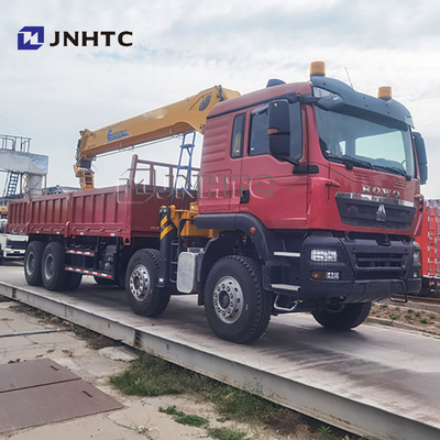 फैक्टरी मूल्य SINOTRUK HOWO TX 371HP 20 टन कार्गो ट्रक माउंटेड स्ट्रेट बूम क्रेन बिक्री के लिए