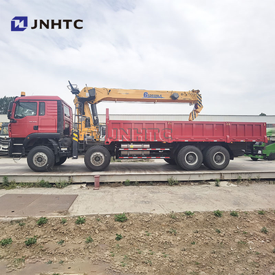 फैक्टरी मूल्य SINOTRUK HOWO TX 371HP 20 टन कार्गो ट्रक माउंटेड स्ट्रेट बूम क्रेन बिक्री के लिए