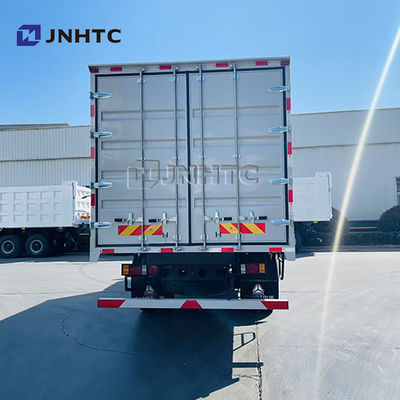 नया HOMAN 6 व्हील 5-8 टन वैन बॉक्स टाइप कार्गो ट्रक डीजल, यूचई इंजन साइड डोर ओपनिंग के साथ